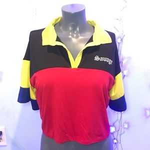 ‼️SOLD‼️Colorful crop top